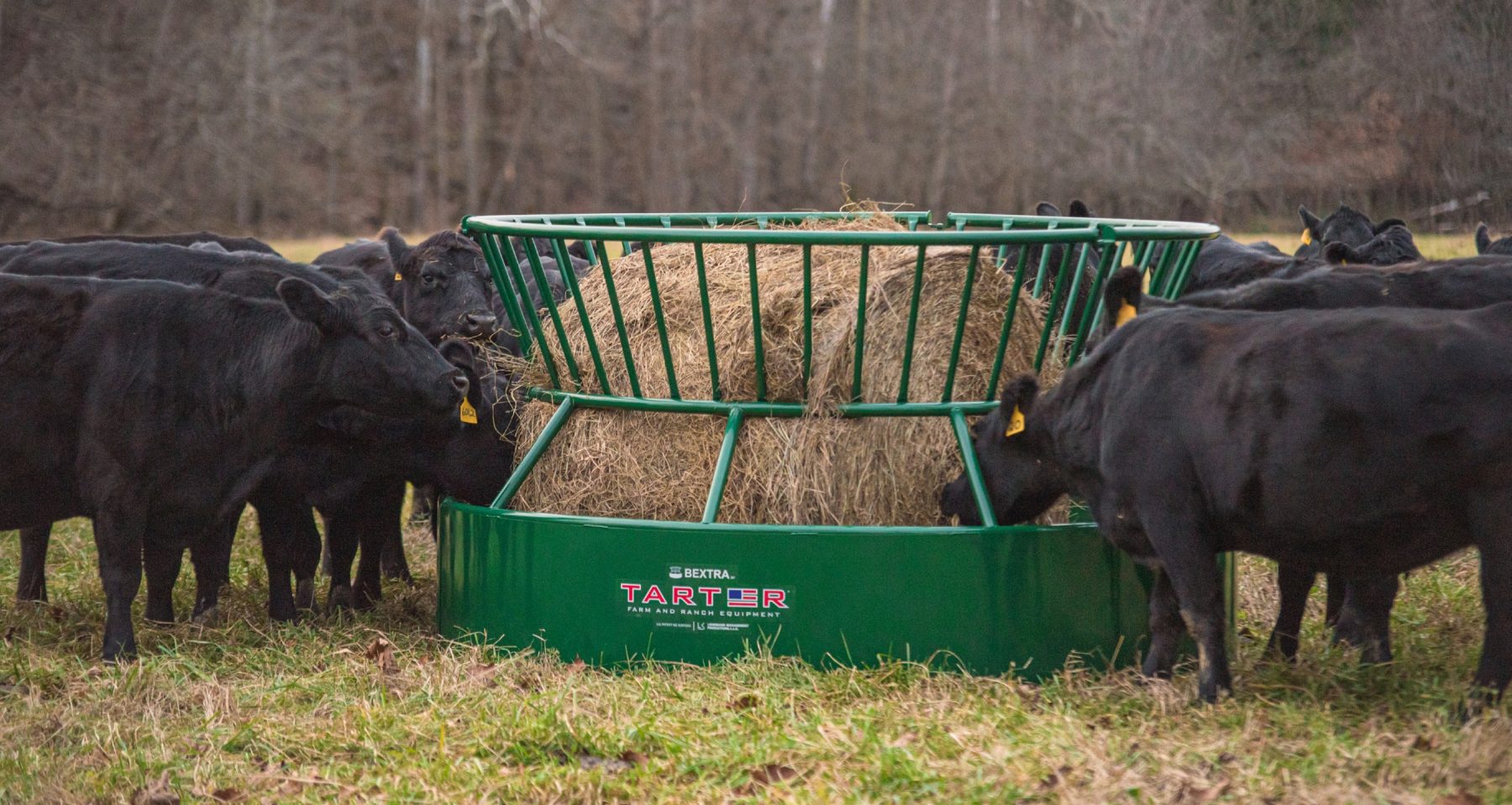 Tarter Bextra Round Bale Feeder Te Slaa Manufacturing